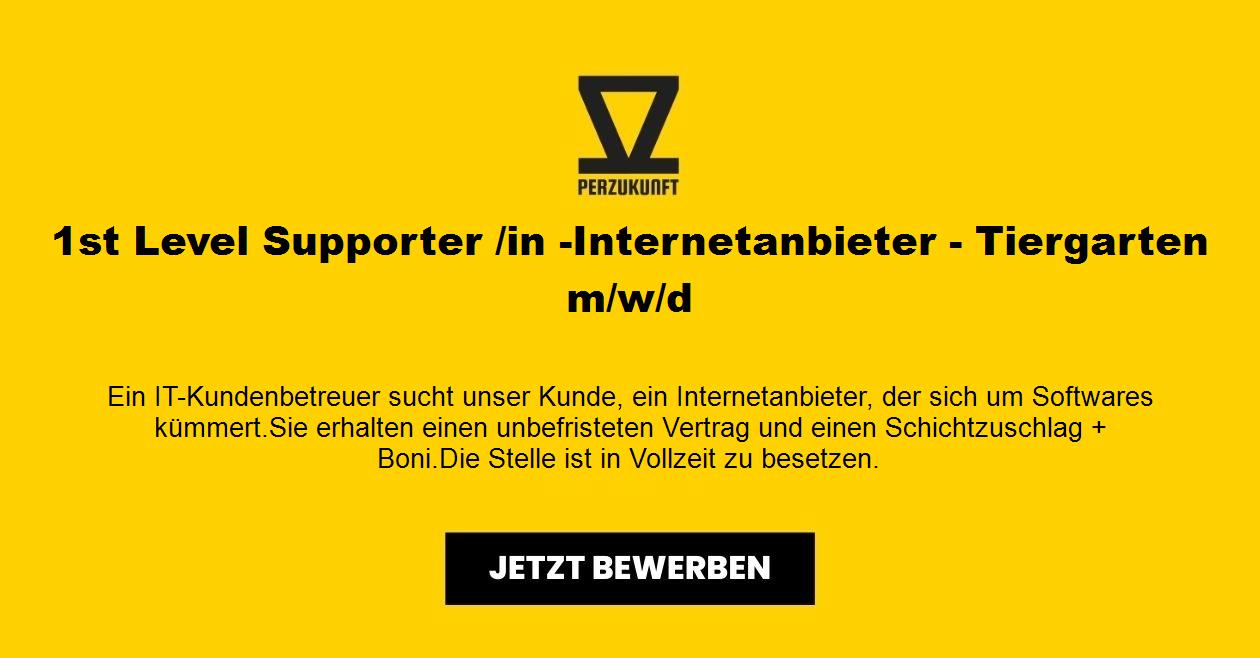 1st Level Supporter /in -Internetanbieter - Tiergarten m/w/d