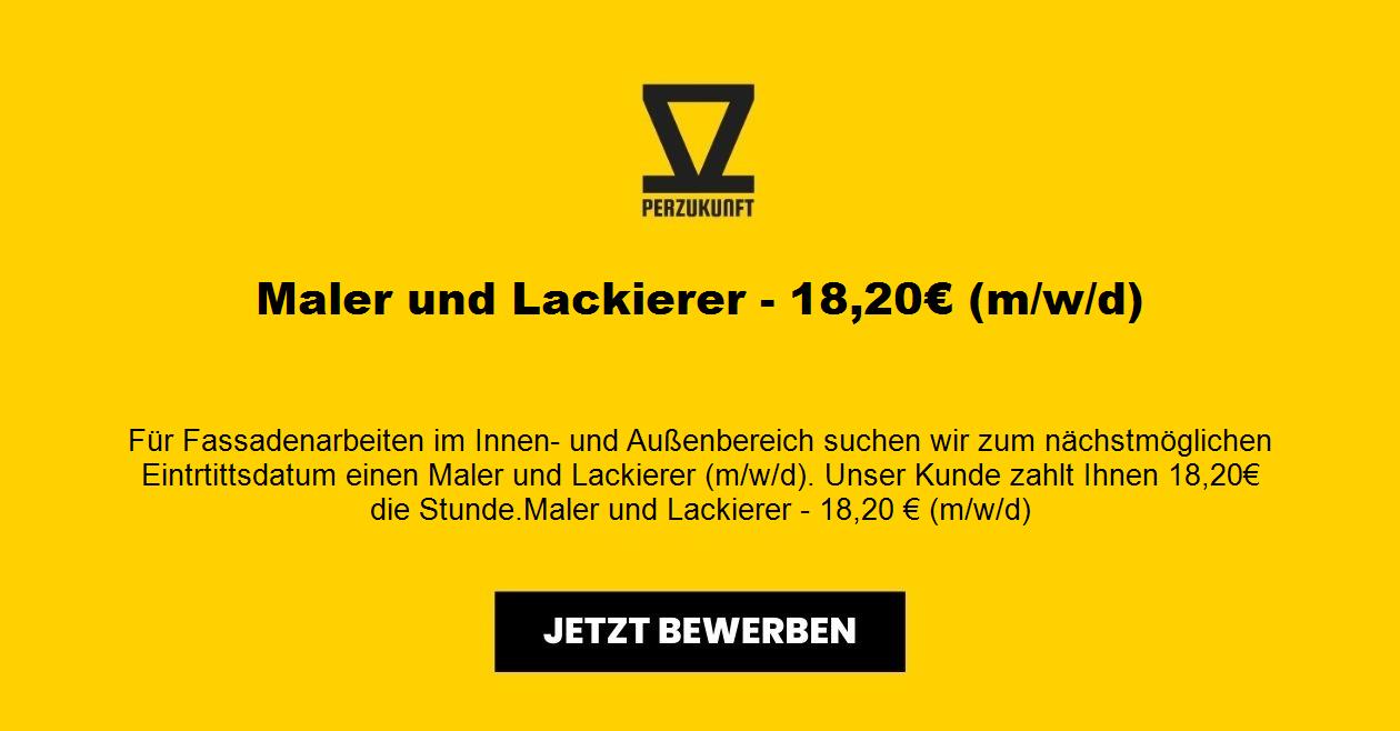 Maler und Lackierer - 30,42€ (m/w/d)