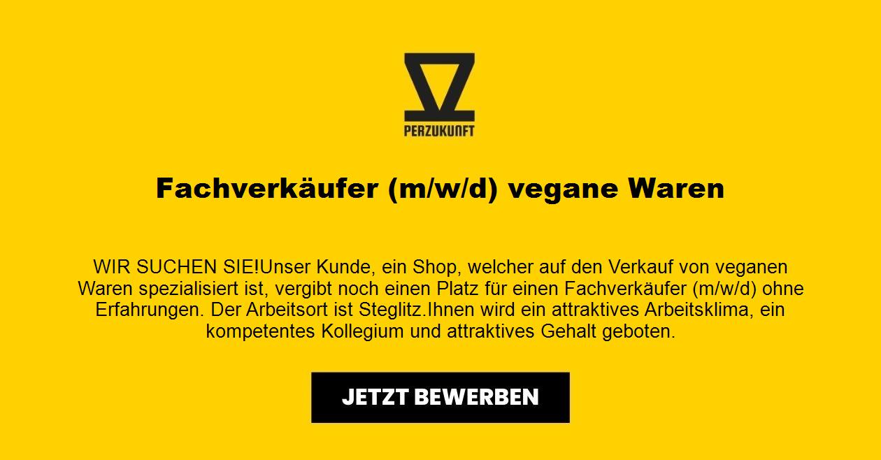 Fachverkäufer m/w/d - vegane Waren - 32,41 €