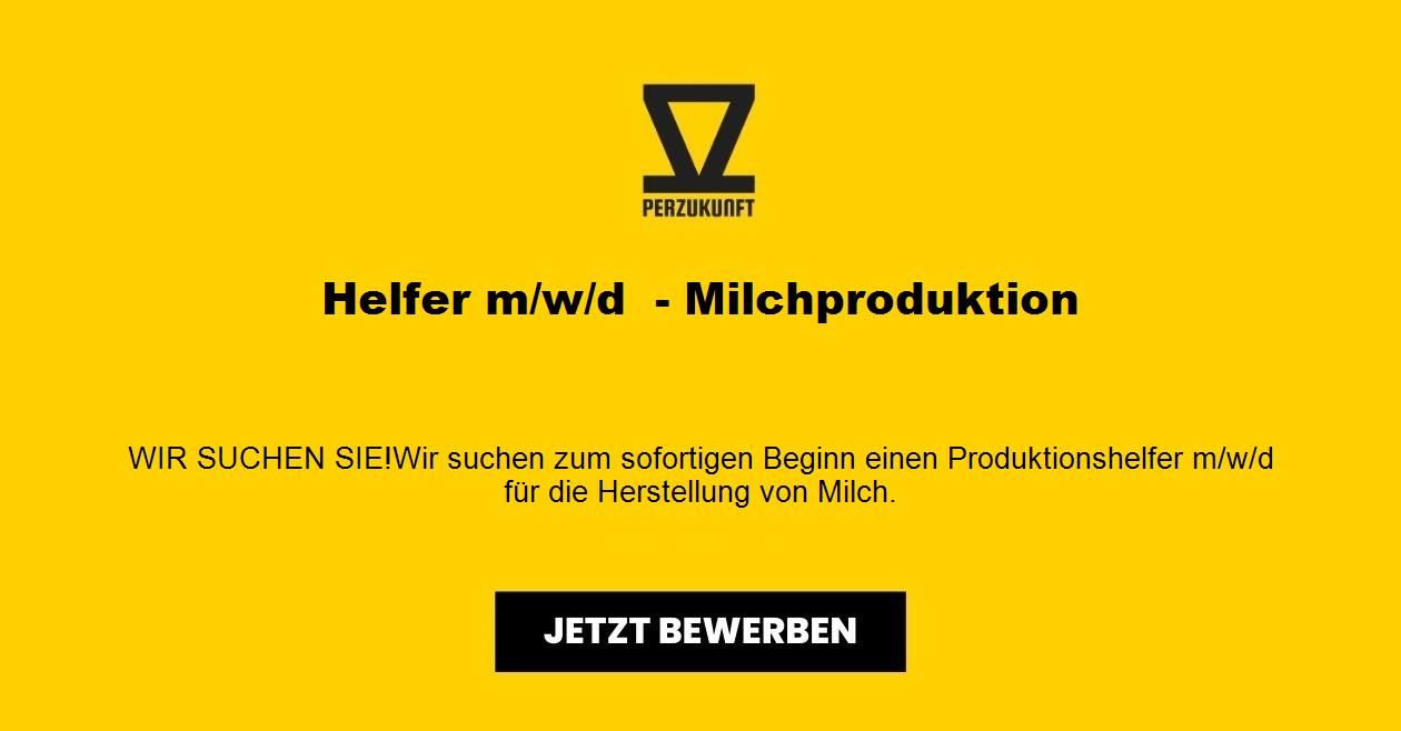 Helfer m/w/d - Milchproduktion