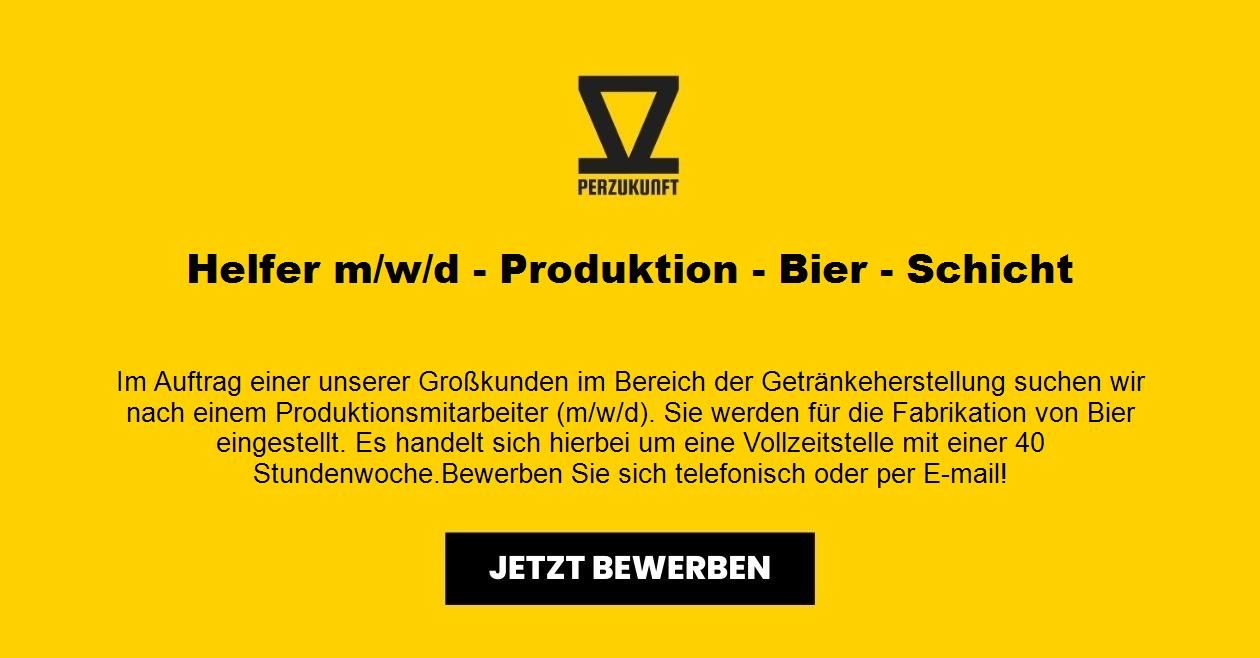 Produktionsmitarbeiter m/w/d Vollzeit 25,92 EUR