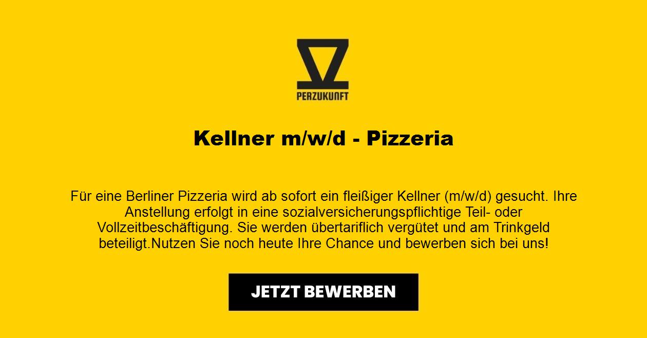Kellner - in Vollzeit plus Trinkgeld m/w/d