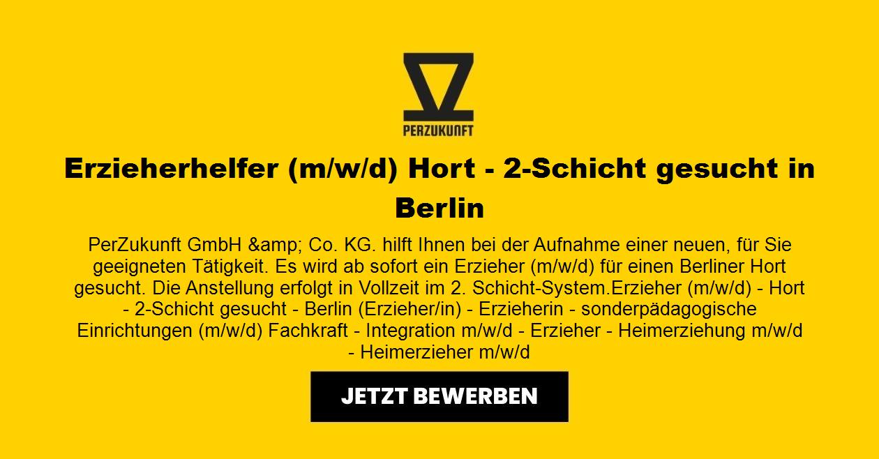 Erzieherhelfer  m/w/d Hort - 2-Schicht gesucht in Berlin