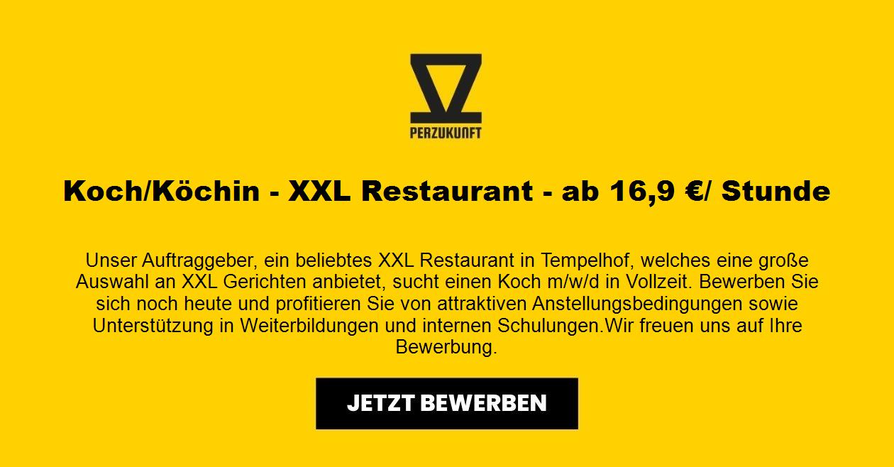 Koch m/w/d - XXL Restaurant - ab 36,52 €/ Stunde