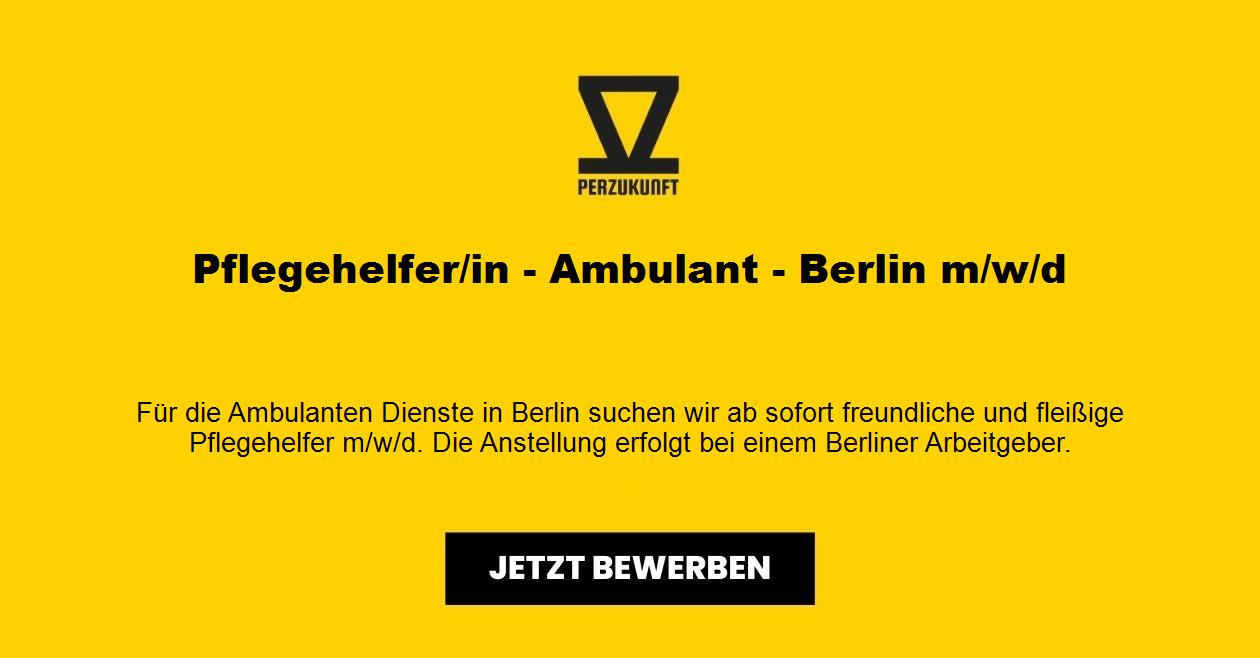 Pflegehelfer - Ambulant - Berlin (m/w/d)