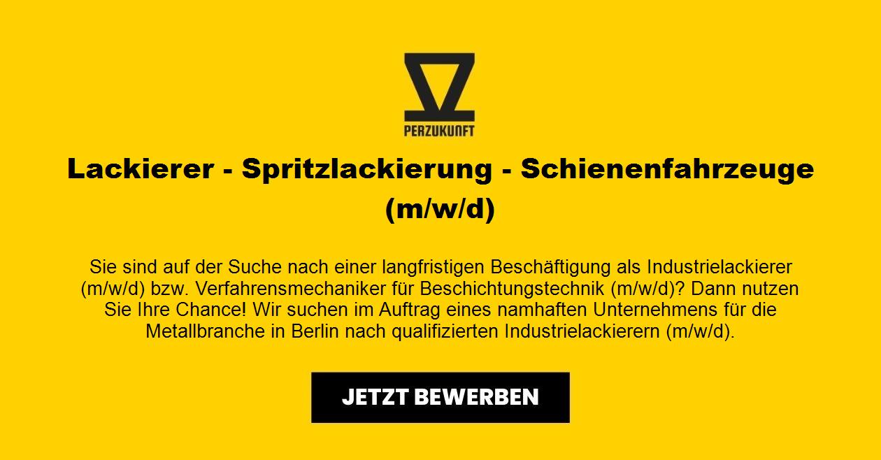 Lackierer - Spritzlackierung - Schienenfahrzeuge (m/w/d)