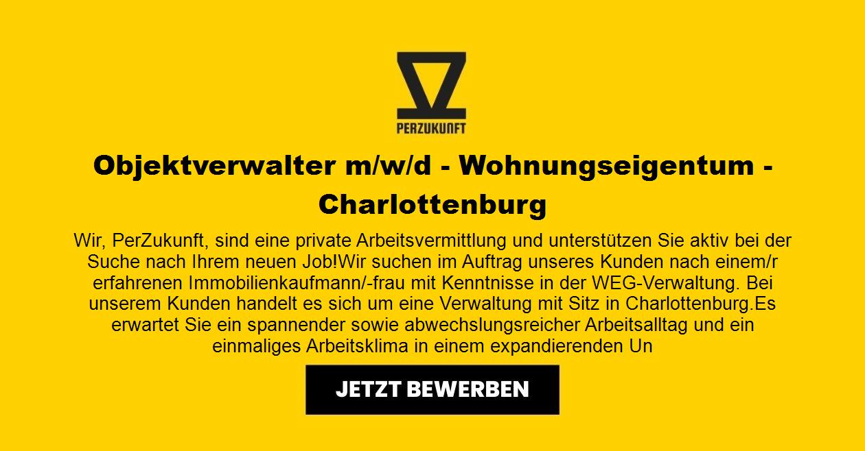 Objektverwalter m/w/d - Wohnungseigentum - Charlottenburg
