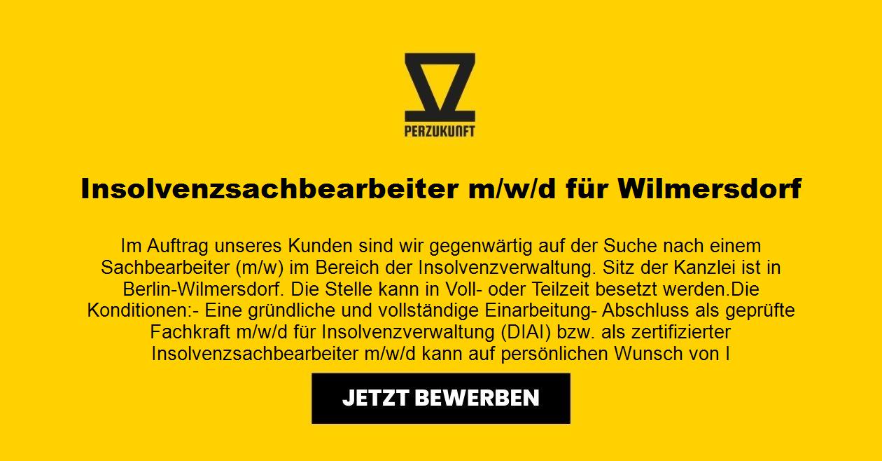 Insolvenzsachbearbeiter (m/w/d) für Wilmersdorf