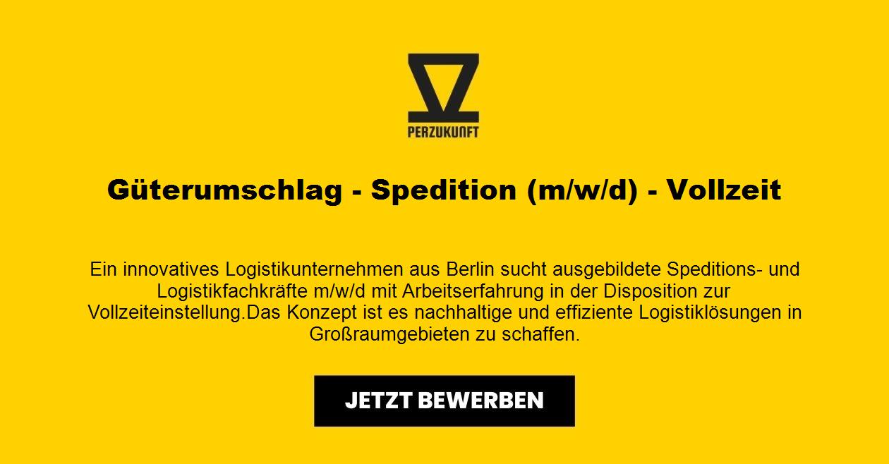 Güterumschlag - Spedition m/w/d in Vollzeit