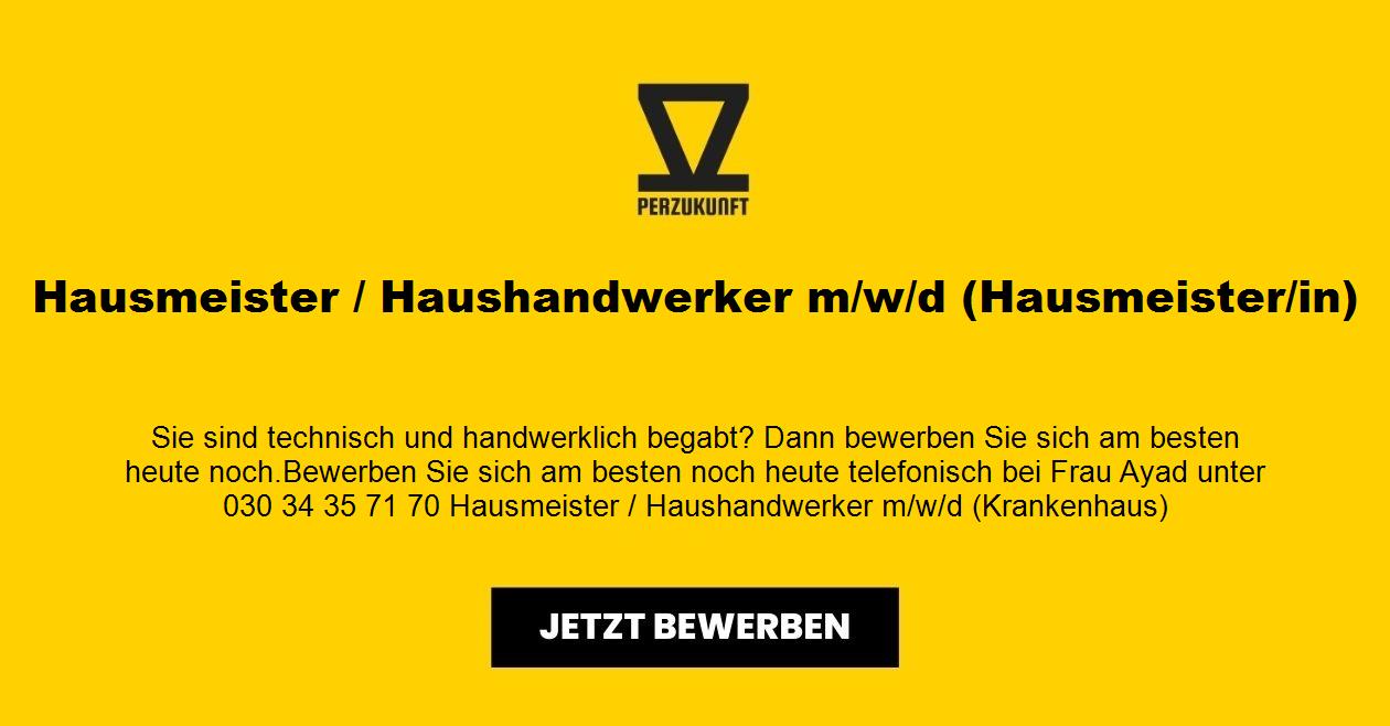 Hausmeister / Haushandwerker m/w/d