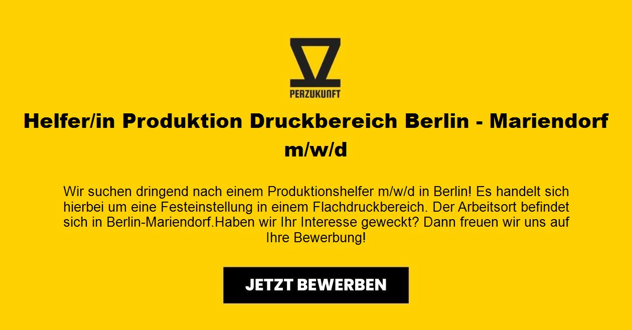 Produktionsmitarbeiter - Berlin - Charlottenburg m/w/d