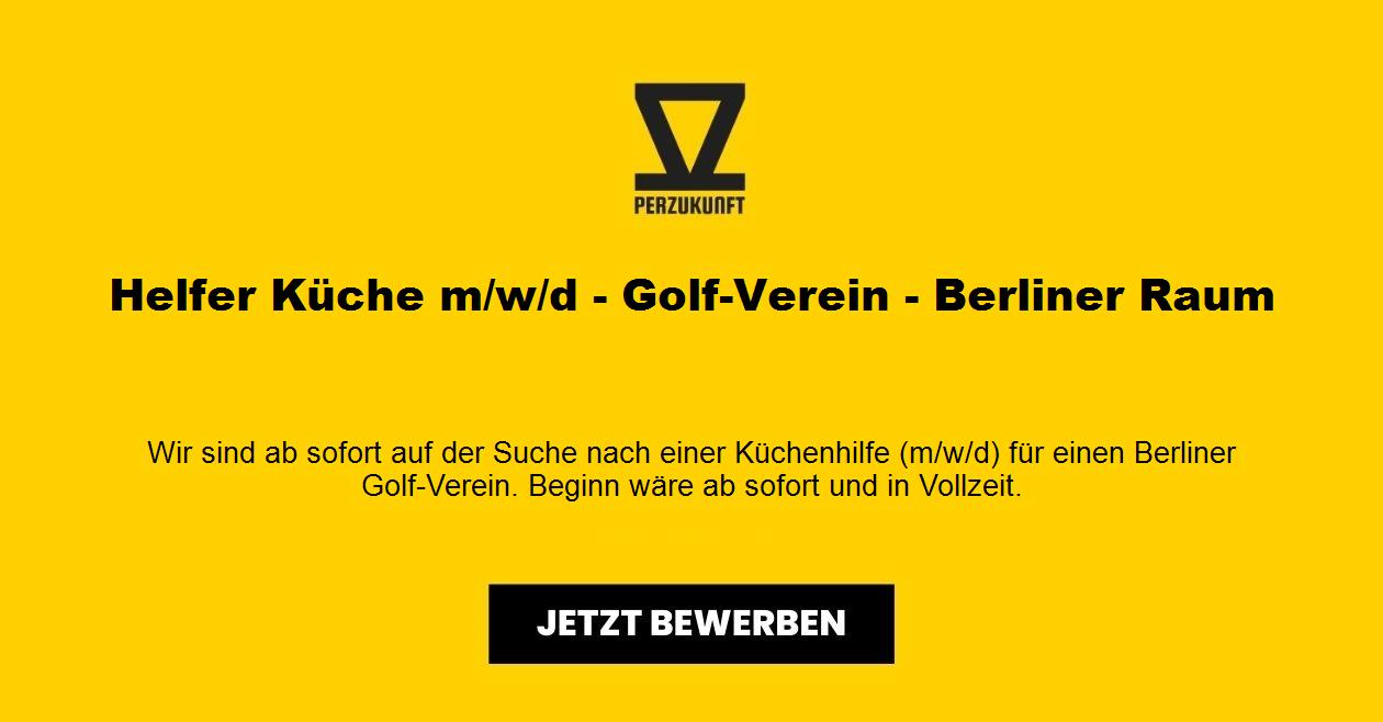 Küchenhelfer - Golf-Verein - Berliner Raum m/w/d