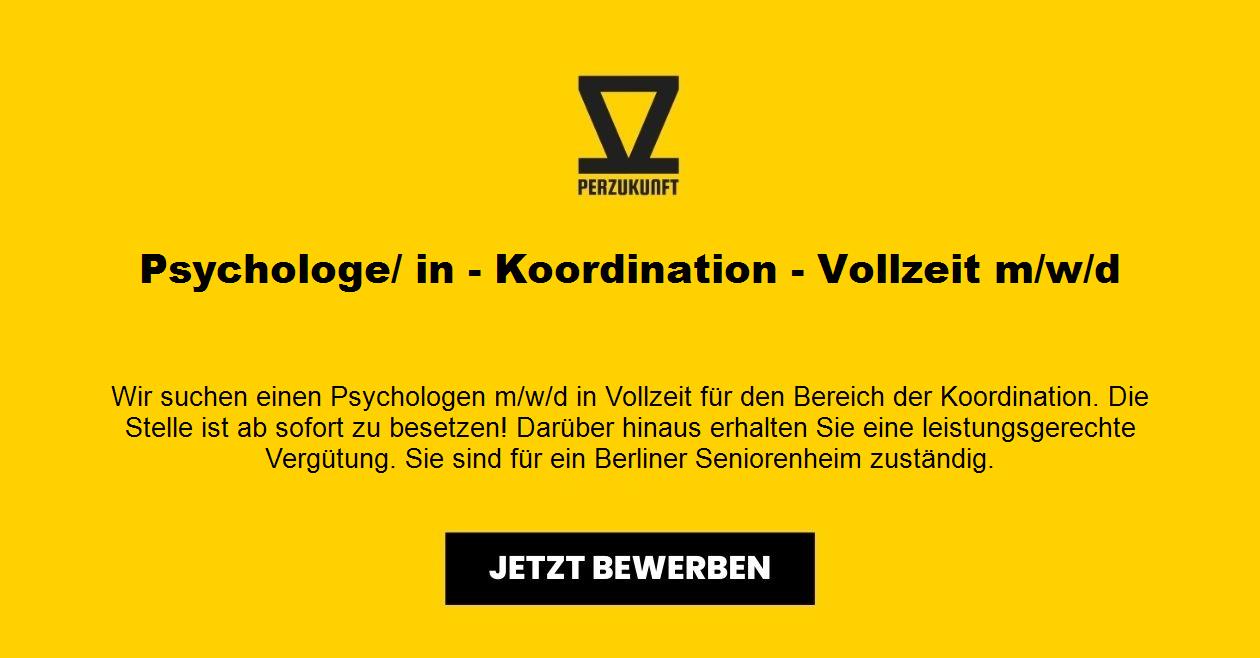 Psychologe (m/w/d) - Seniorenheim in Vollzeit