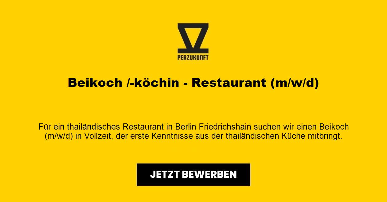 Beikoch /-köchin - Restaurant (m/w/d)