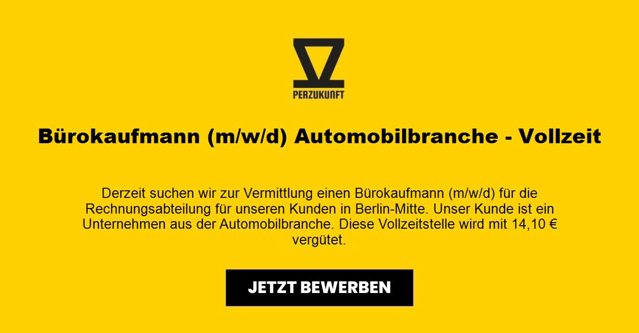 Bürokaufmann /-frau m/w/d Automobilbranche - Vollzeit