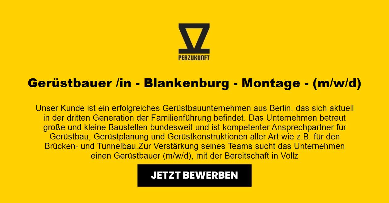 Gerüstbauer /in - Blankenburg - Montage - (m/w/d)