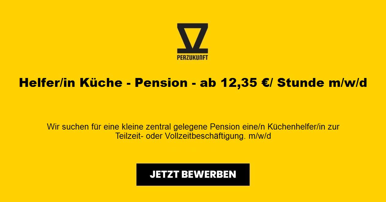 Küchenhelfer - Pension - ab 20,63 €/ Stunde (m/w/d)