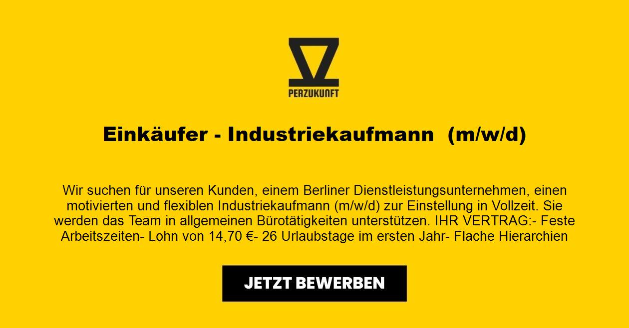 Einkäufer - Industriekaufmann m/w/d ab 41,04 Euro