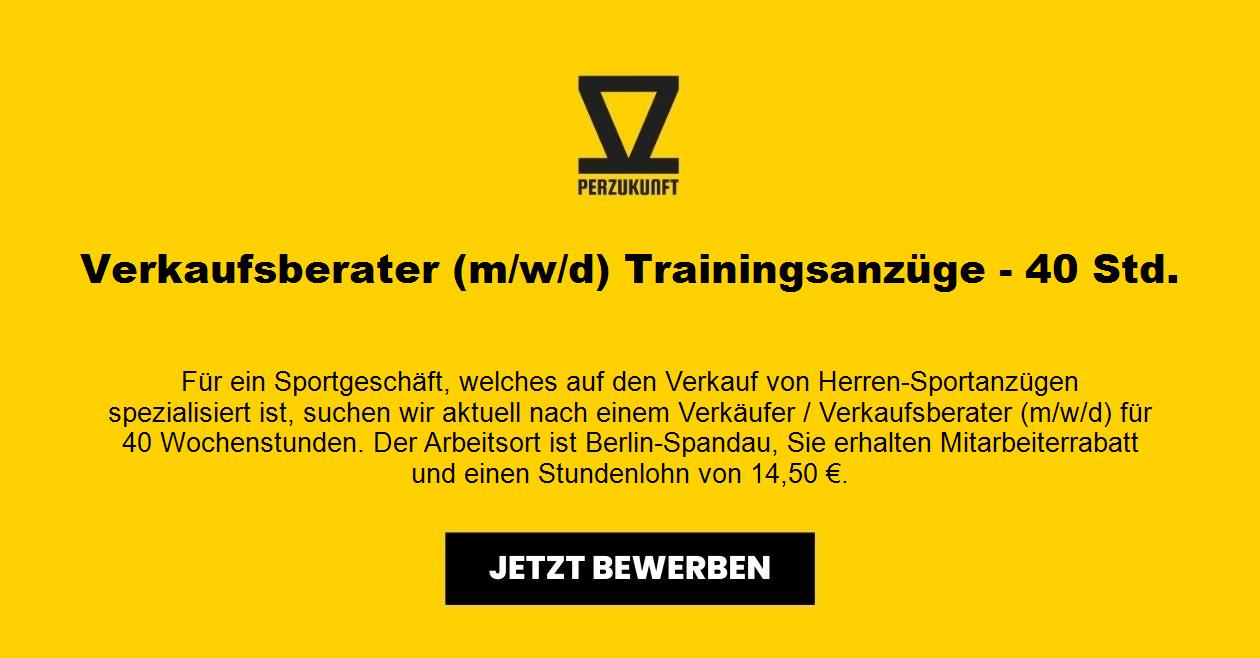 Verkaufsberater m/w/d - Trainingsanzüge ab 14,50 Euro