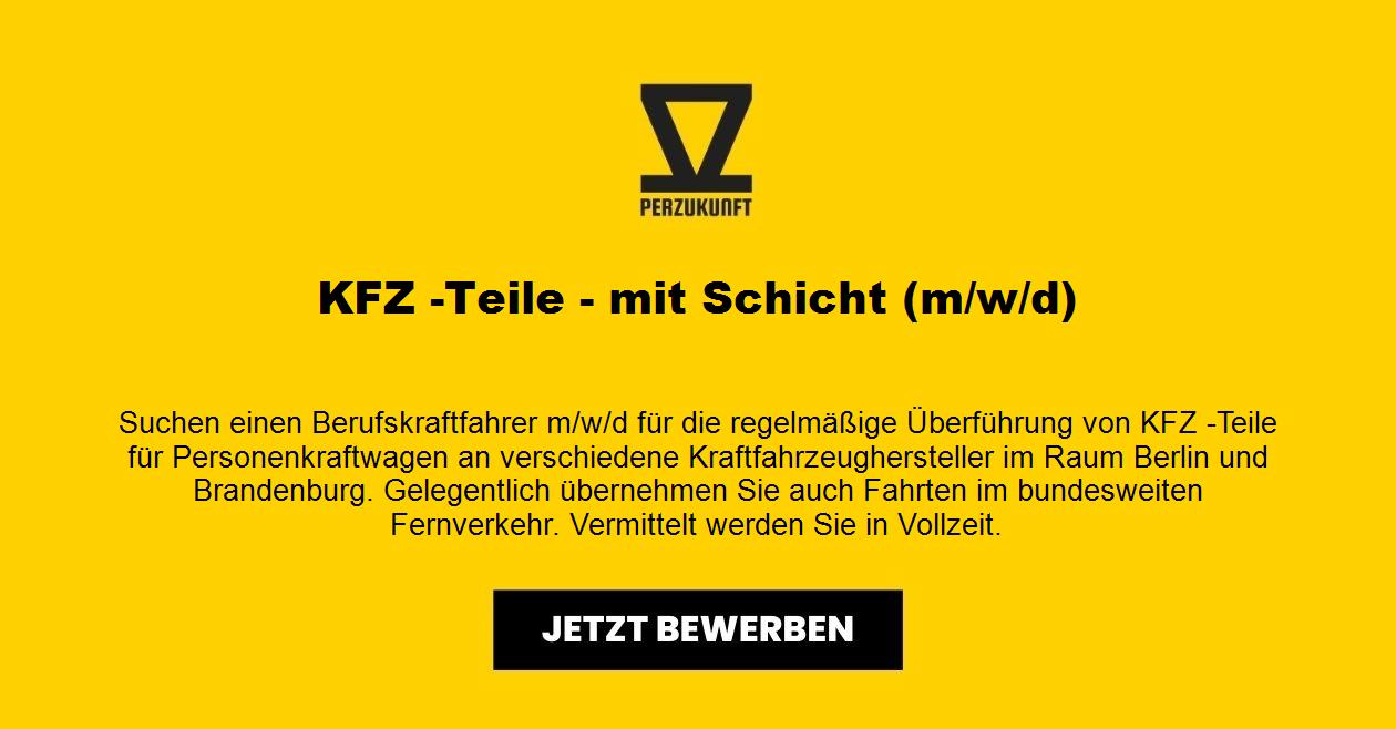 KFZ -Teile - mit Schicht (m/w/d)