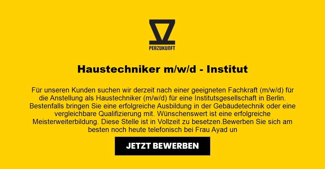 Haustechniker / Hausmeister m/w/d - Institut