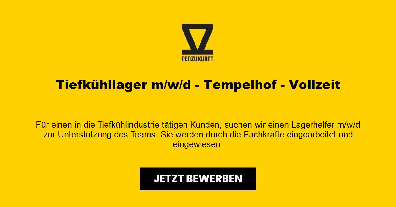 Tiefkühllager (m/w/d) - Tempelhof - Vollzeit