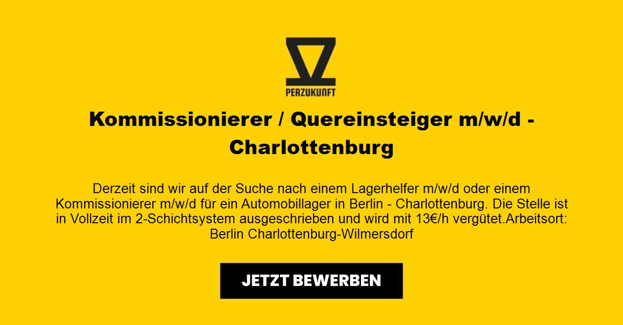 Kommissionierer/ Quereinsteiger (m/w/d) Charlottenburg-13EUR