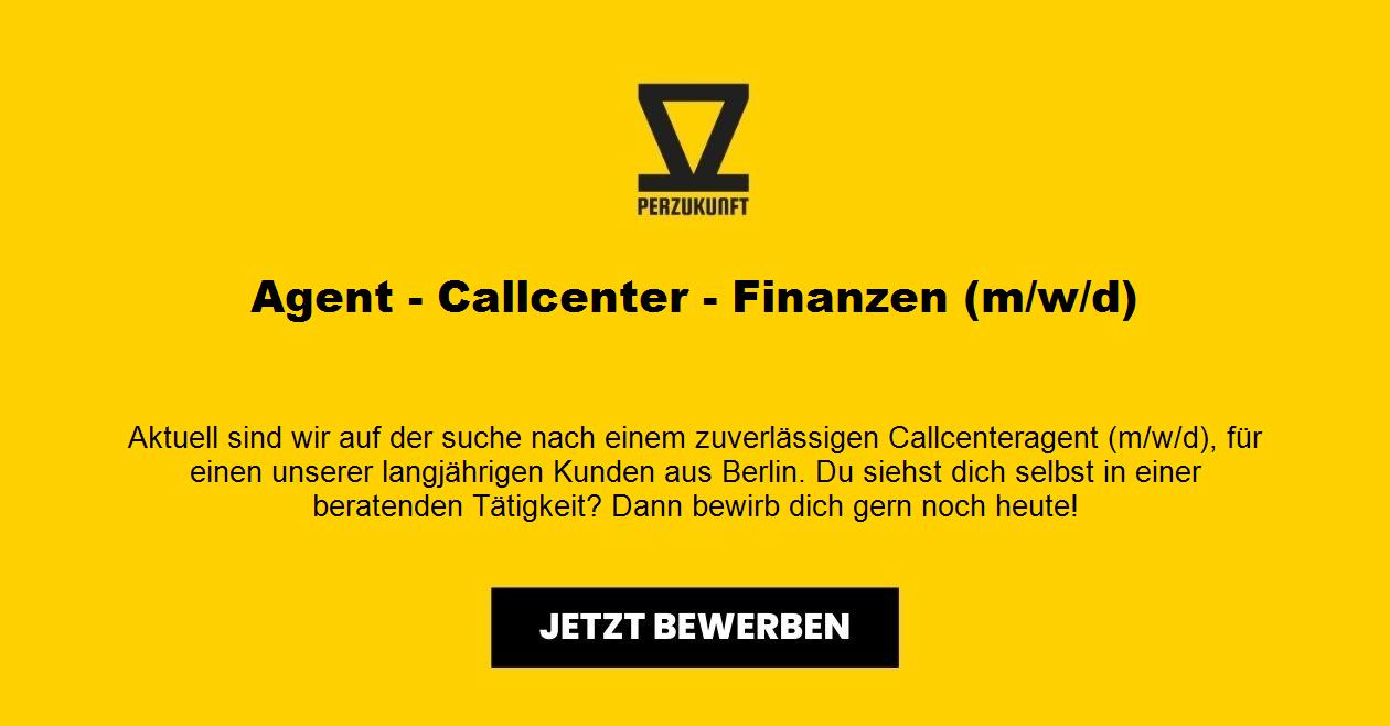 Agent - Callcenter m/w/d - Finanzen - Vollzeit