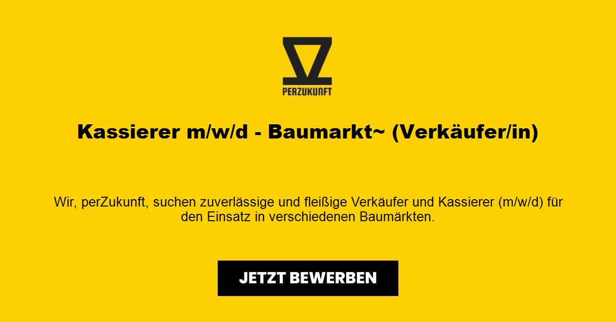 Kassierer (m/w/d) - Baumarkt - Vollzeit