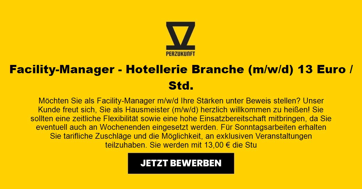 Facility-Manager / Hausmeister - Hotellerie Branche (m/w/d)