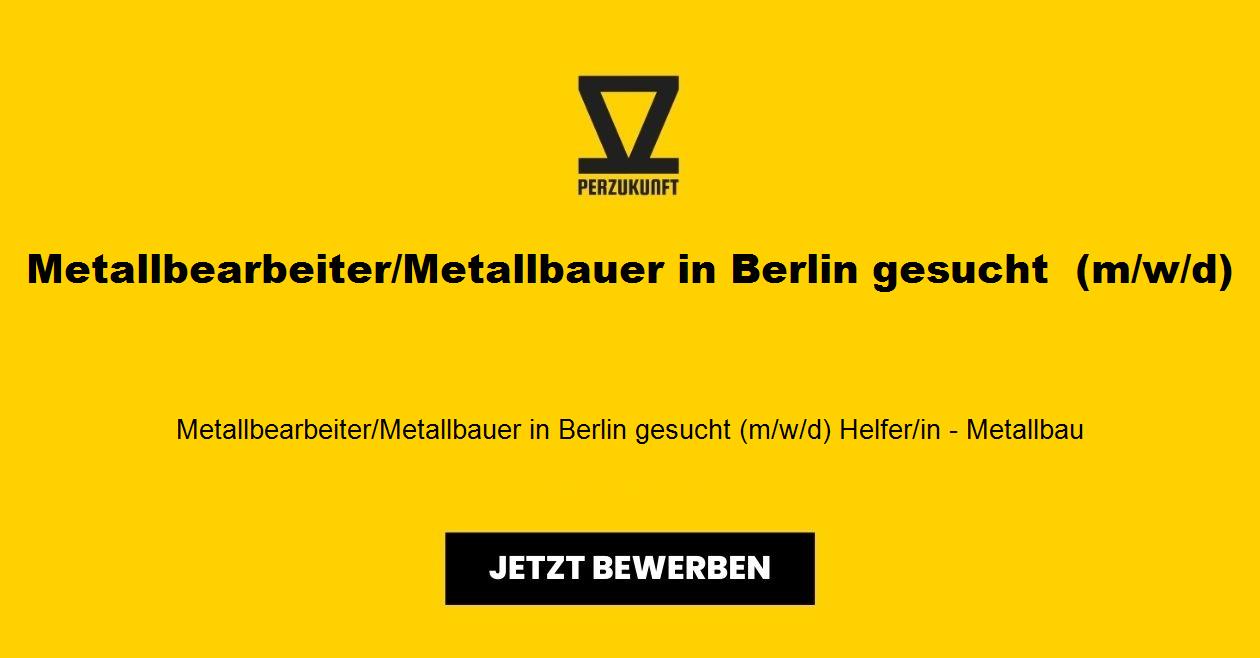Metallbearbeiter (m/w/d)  in Berlin Marzahn