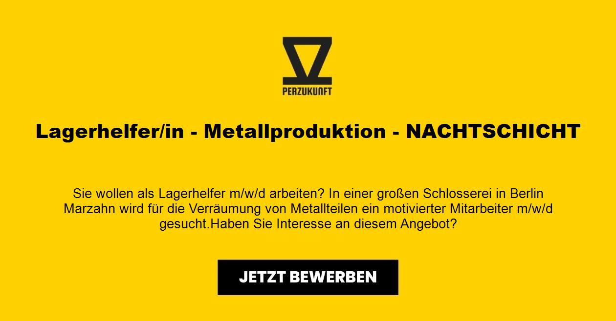 Lagerhelfer m/w/d Metallproduktion