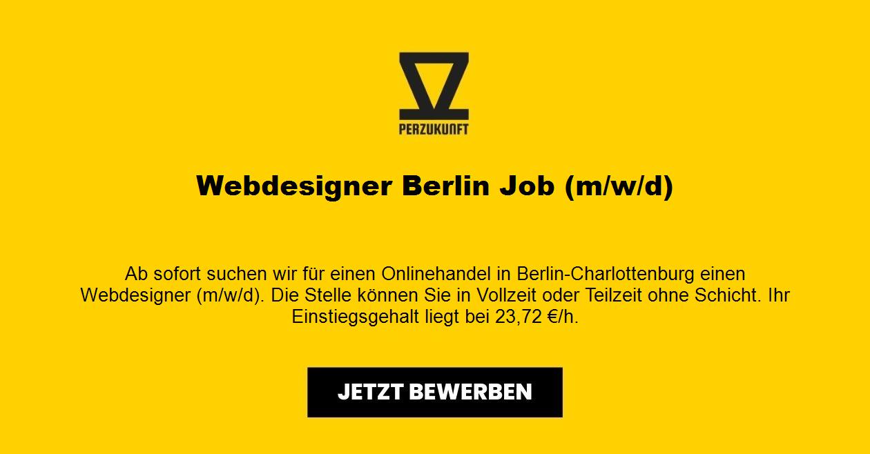Webdesigner Berlin Job (m/w/d) Onlinehandel