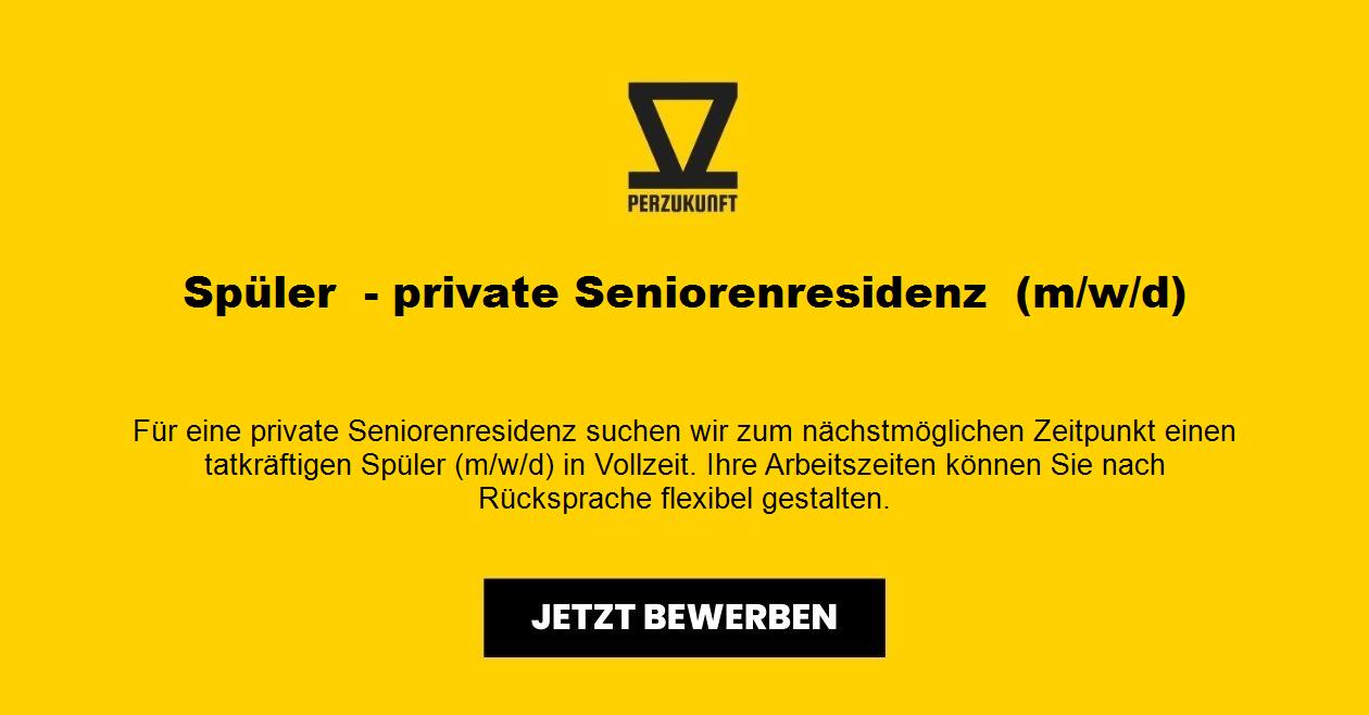 Spüler  (m/w/d) - private Seniorenresidenz