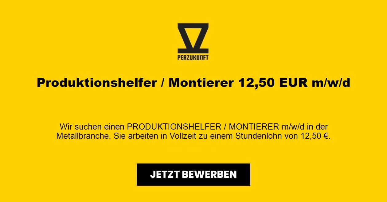Produktionshelfer / Montierer 3509,30 EUR (m/w/d)