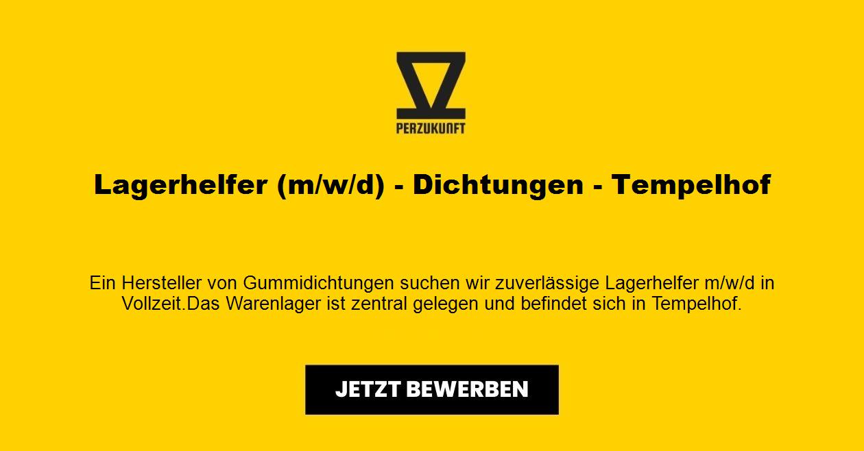 Lagerhelfer (m/w/d) - Dichtungen - Tempelhof