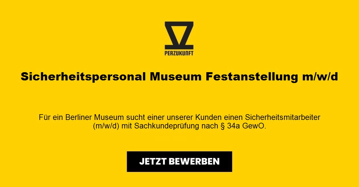 Sicherheitspersonal - Museum - Berlin (m/w/d)