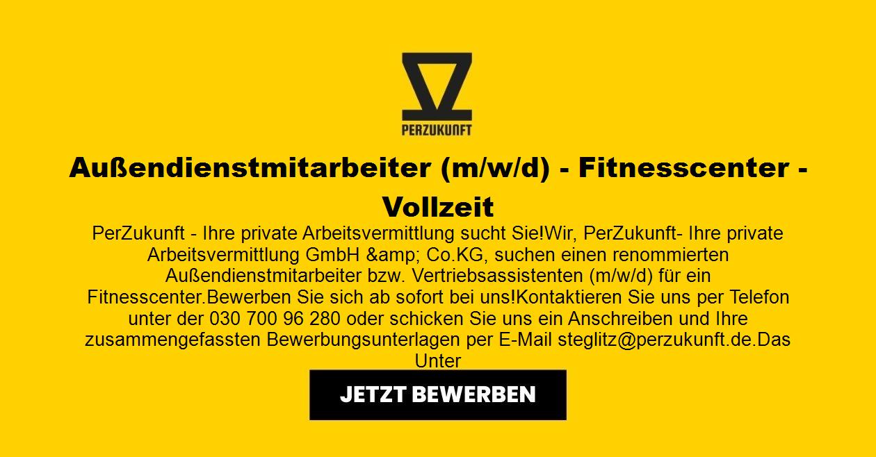 Außendienstmitarbeiter m/w/d - Fitnesscenter - Vollzeit