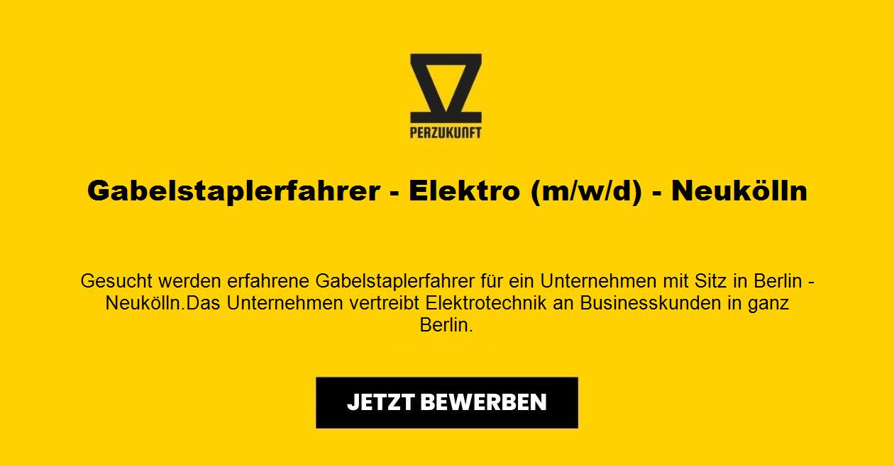 Gabelstaplerfahrer - Elektro (m/w/d) - Neukölln