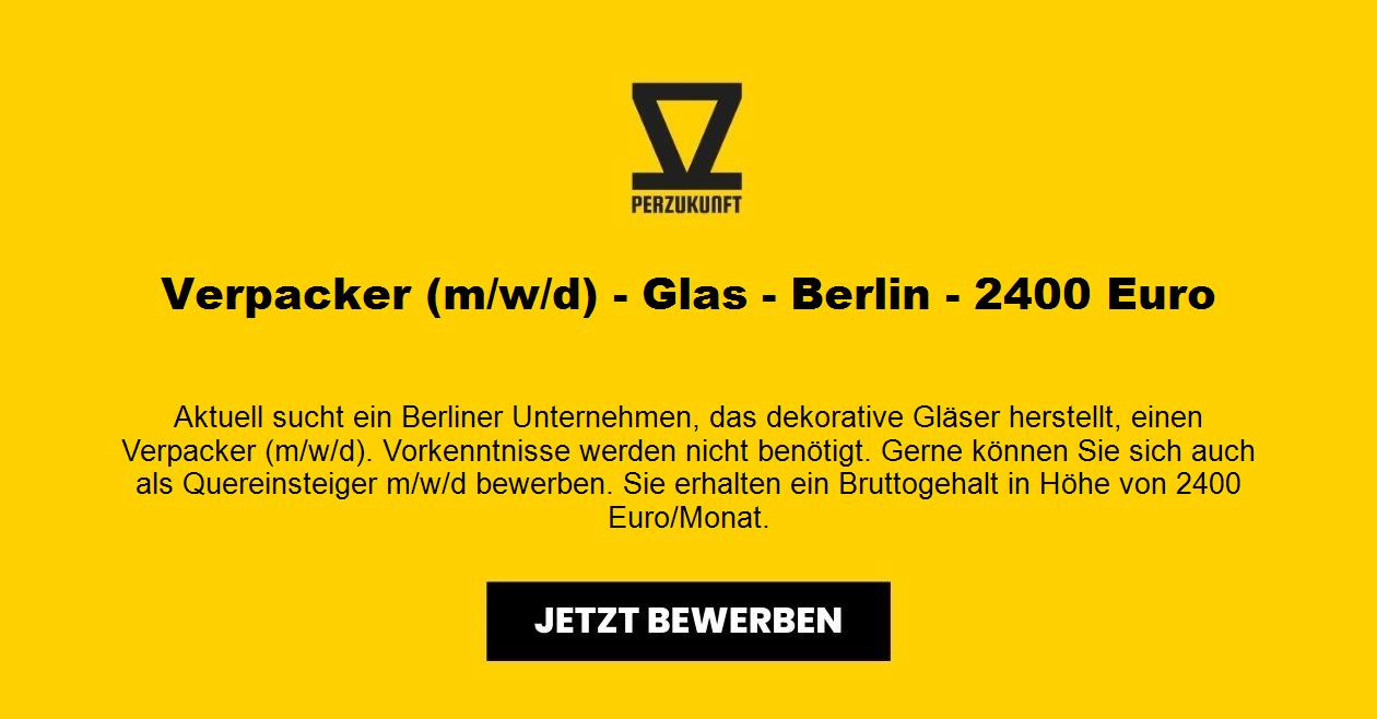 Verpacker m/w/d - Glas - Berlin ab 6702,14 Euro