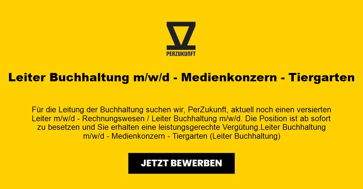 Leiter Buchhaltung m/w/d - Medienkonzern - Tiergarten
