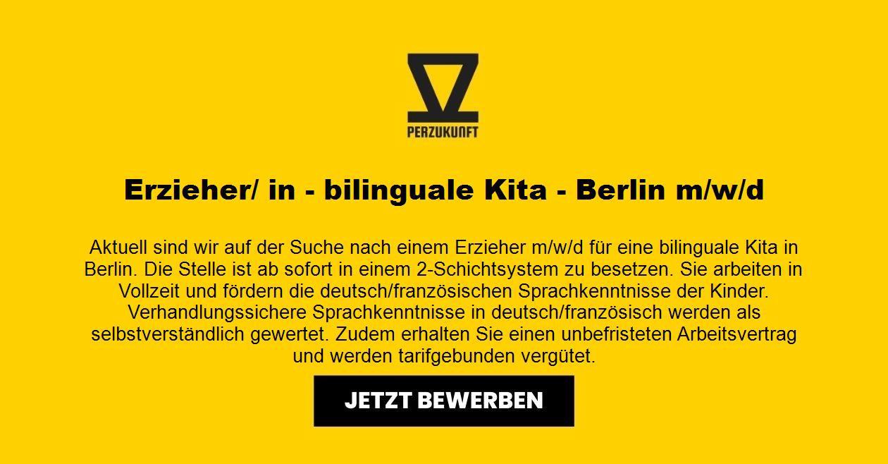 Erzieher - bilinguale Kita - Berlin m/w/d