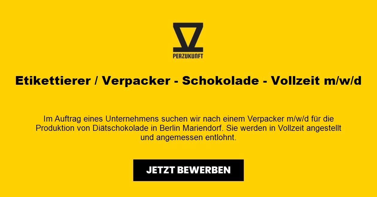 Etikettierer / Verpacker - Schokolade - Vollzeit (m/w/d)