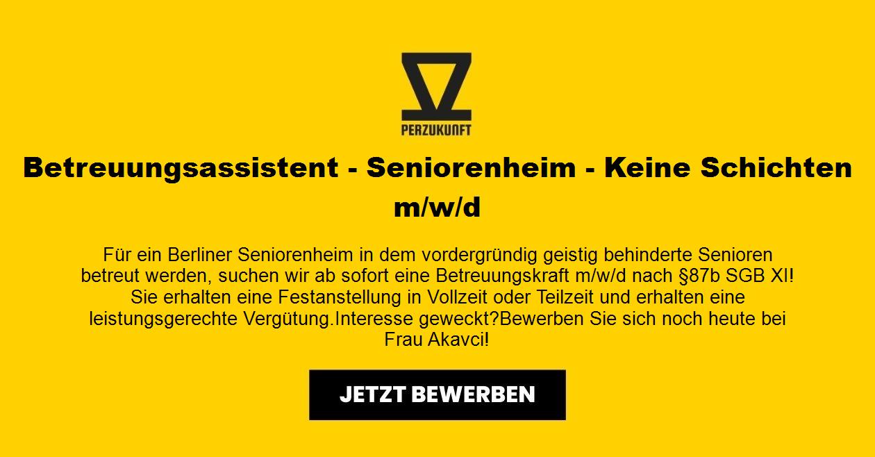 Betreuungsassistent m/w/d - Seniorenheim