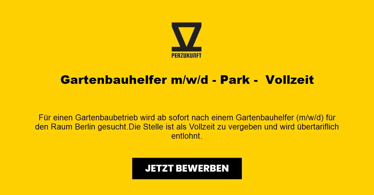 Gartenbauhelfer (m/w/d) - Park -  Vollzeit