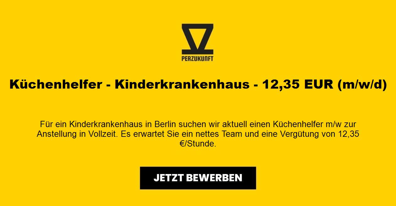 Küchenhelfer/in - Kinderkrankenhaus - 26,67 EUR (m/w/d)