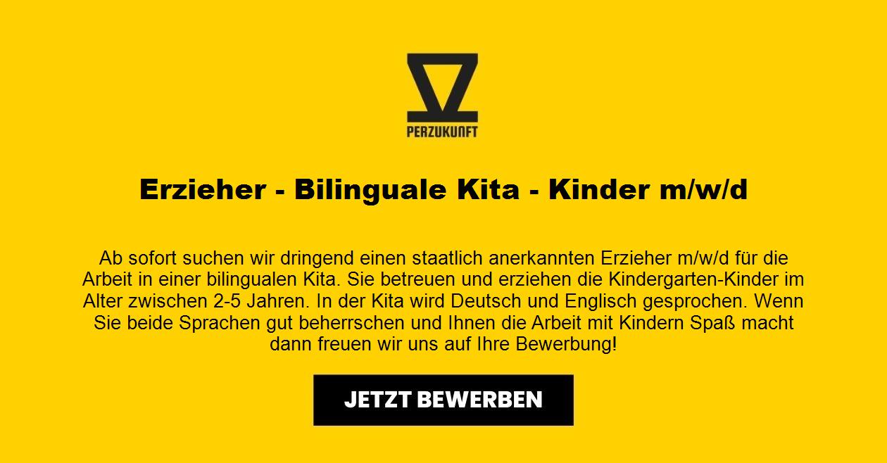 Erzieher - Bilinguale Kita - Kinder - Reinickendorf m/w/d