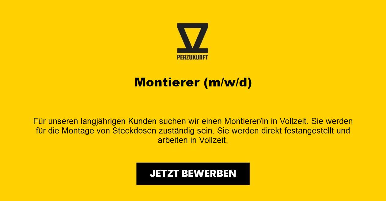 Montierer - Montage von Steckdosen - Vollzeit (m/w/d)