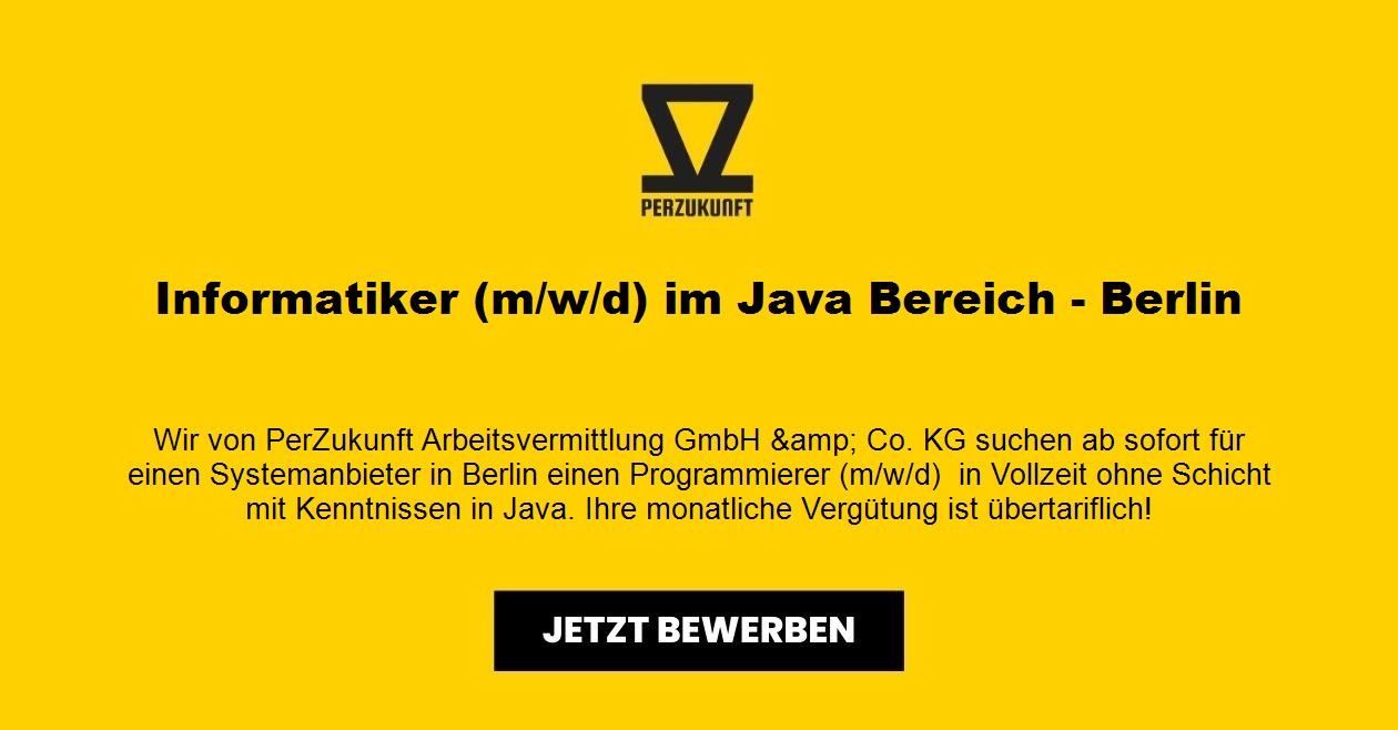 Informatiker m/w/d im Java Bereich - Berlin