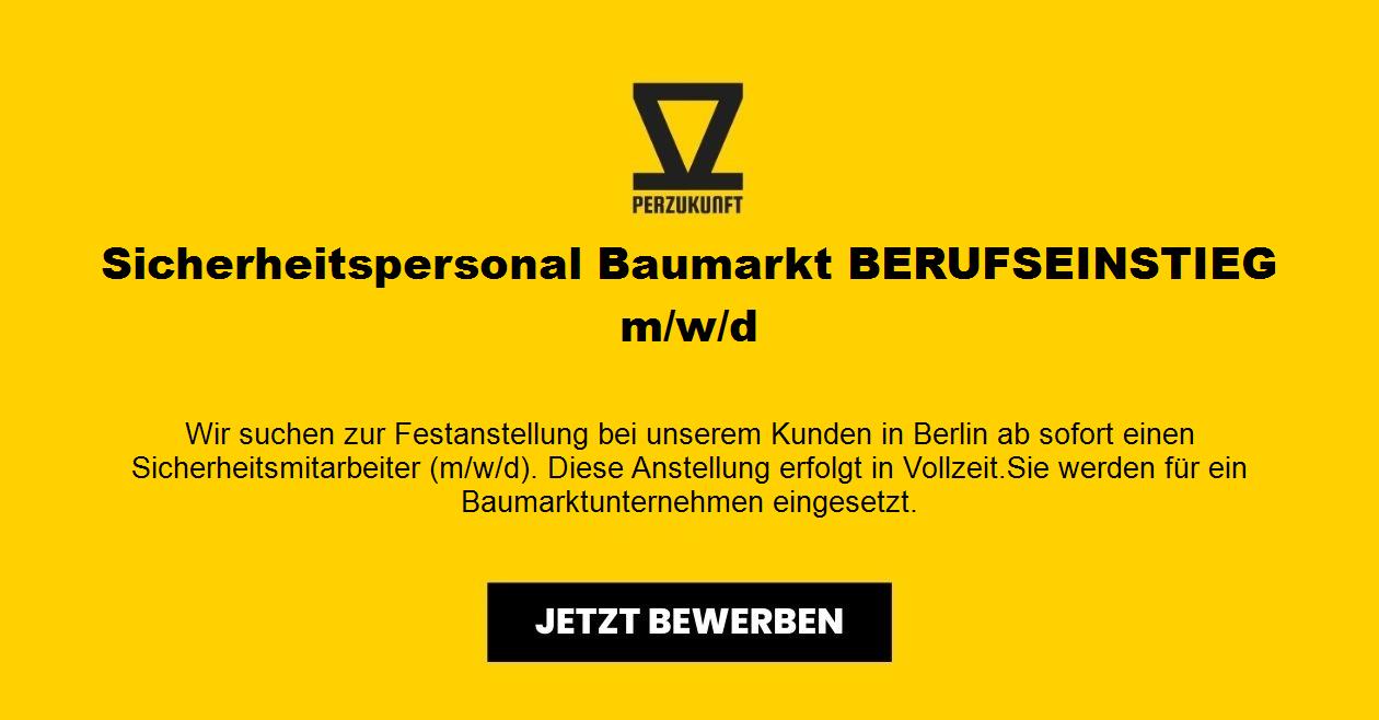 Sicherheitspersonal - Baumarkt (m/w/d) - Berlin